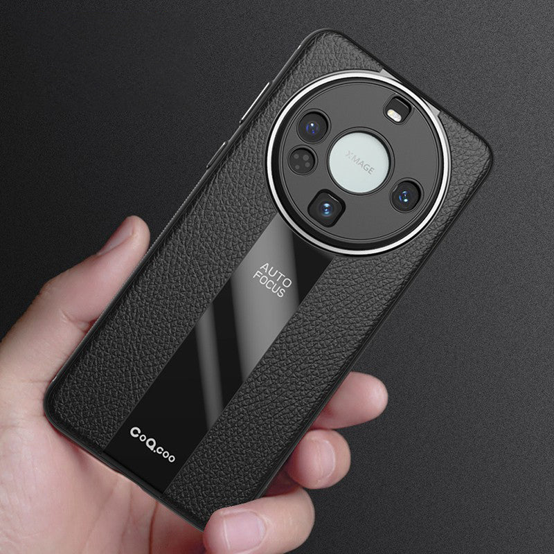 Q.COO For Huawei Mate 60 Case Bump Proof PU Leather+TPU+Acrylic Phone Shell Q.COO For Huawei Mate 60 Case Bump Proof PU Leather+TPU+Acrylic Phone Shell